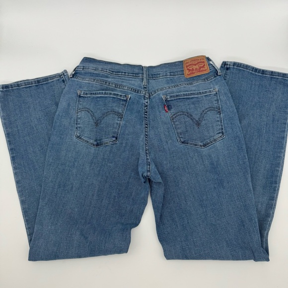 Leviโs 505 Straight Leg Jeans Womenโs Size 8 | W29 L30 | Mid Rise Blue Denim - Picture 6 of 8